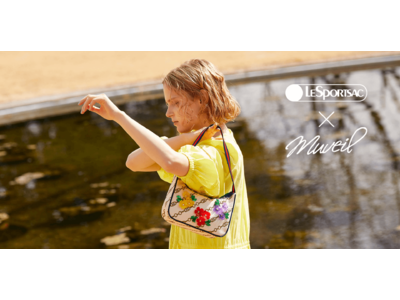 レスポートサックと、デザイナー中山路子が手掛けるブランド「ミュベール」とのコラボ第2弾が登場。4/13(水)発売。