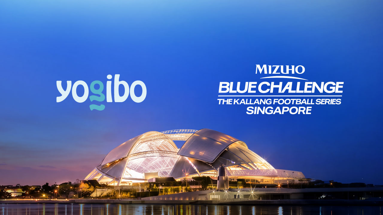 Yogibo、サッカー日本代表・ブラジル代表など4か国が出場する国際大会「MIZUHO BLUE CHALLENGE 」のオフィシャルパートナーに決定