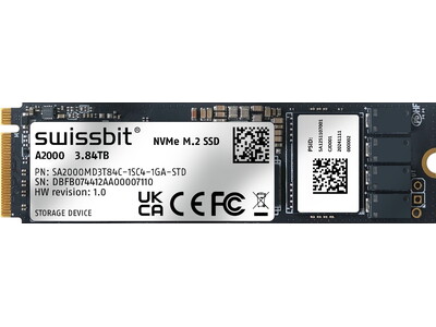 スイスビット、高信頼性と安定した性能を実現するPCIe SSD「A2000