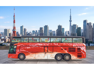 世界初！「二階建てバス × 回転寿司」の異業種コラボ！走る回転寿司店こと「SUSHI BUS」が10月10日 運行開始！！