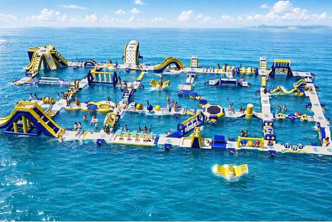 日本最大級の海上アスレチック「AQuaLooP（アクアループ）」が和歌山県白良浜に今夏オープン