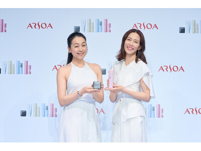 アルソア　ブランドリニューアル＆新製品発表会に木村佳乃さん・浅田真央さんが初のメディア共演登壇！新スキンケア広告ビジュアル・メイキングムービーの撮影秘話を公開