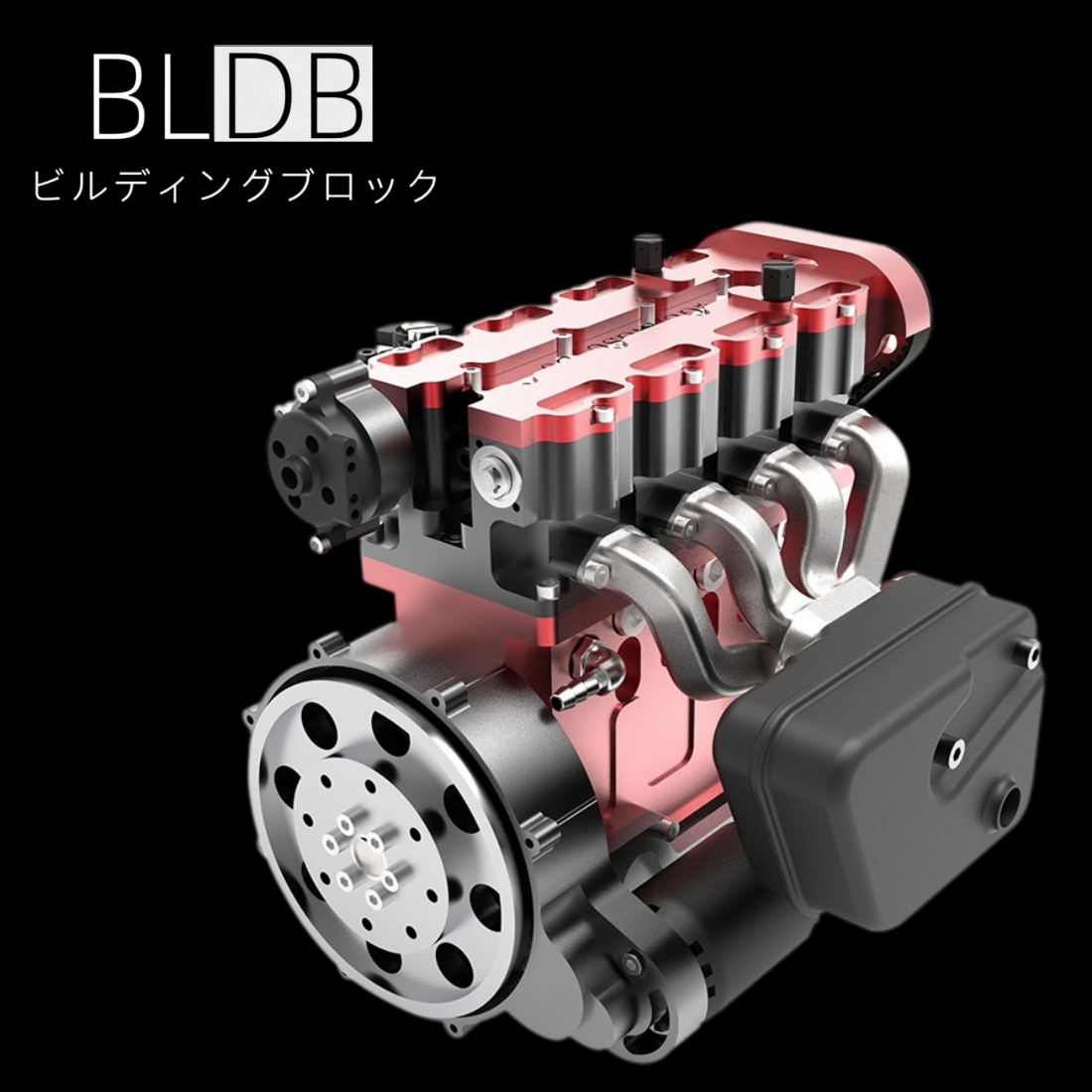 4気筒16バルブを実際に始動。BLDB、DOHC、水冷、独立潤滑の実働ガソリンエンジン「ENJOMOR GS-L4」を発売