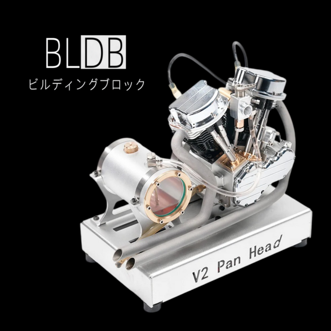 18.2cc Vツインを自分の手で始動へ。BLDB、CISON「FG-18VTP」電動始動