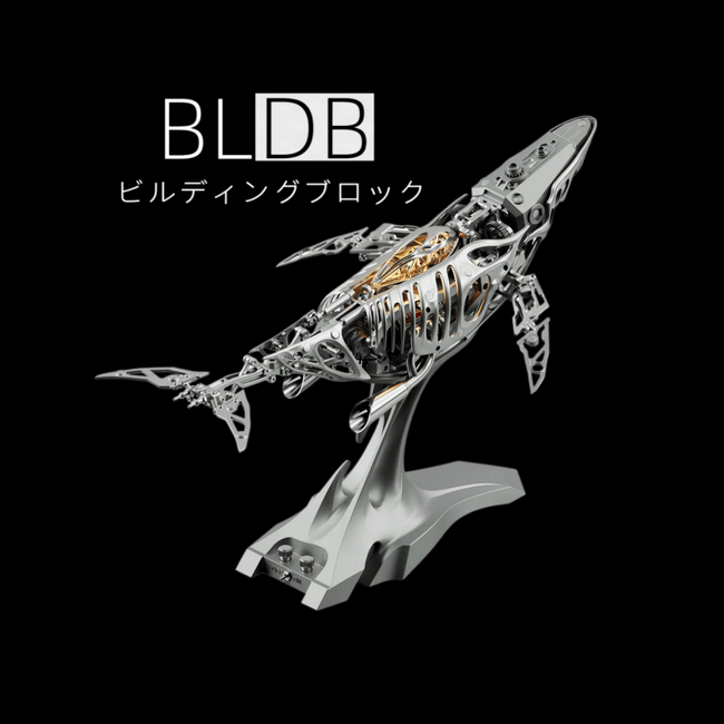 全長45.6cm、約5kgの「機械式ザトウクジラ」が光とともに動き出す。BLDB「海神計画」第三弾を発表