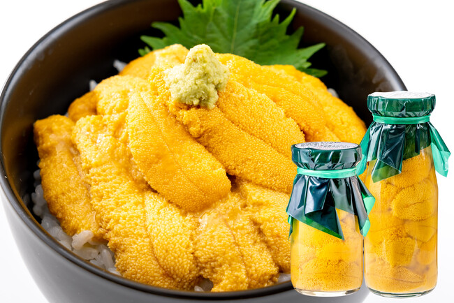 三陸・夏の名物｜牛乳瓶の中に生うにがぎっしり！岩手県山田町・菅原商店の「岩手県産 牛乳瓶入り生うに」が旬