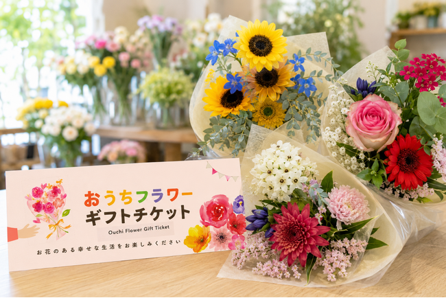 猛暑でも「花を贈る」手を止めない──長野の花屋、「おうちフラワーギフトチケット」の一般販売を8月1日開始