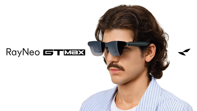 RayNeo�A59���̍L����p�������AR�O���X�uRayNeo GT Max�v��9��4���ɓ��{�����B�uRayNeo GT�v����������
