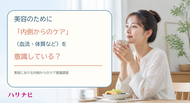 美容のために「内側からのケア(血流・体質など)」を意識している?