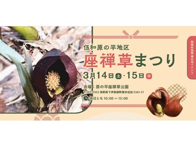 【日本一の星空】長野県阿智村　伍和 原の平座禅草公園にて「原の平地区座禅草まつり」開催