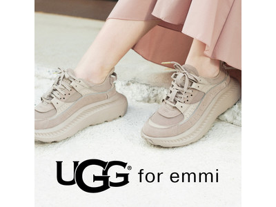 「emmi」と「UGG(R)」のコラボレーションスニーカーが発売！＜3月1日(火)＞