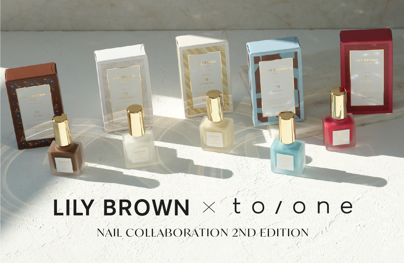 LILY BROWN」×「to/one(トーン)」コラボレーション第2弾！20世紀後半の