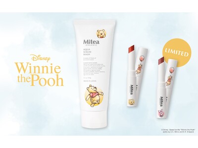 ファミリーマート×コスメキッチン協業のスキンケアブランドMitea ORGANIC（ミティア オーガニック）より「くまのプーさん」デザインの新アイテムを3月21日（火）より数量限定で発売！