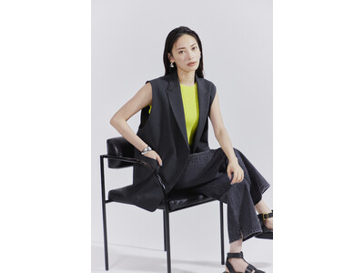 【Mila Owen】女優・モデルの大政絢との初コラボレーションアイテムが4月27日(木)発売！ セットで着られる軽やかなワンピースとベストの２型が登場！