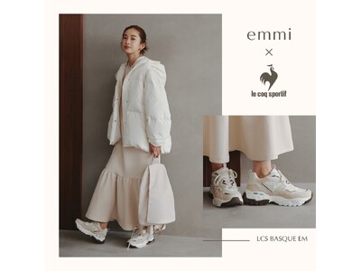 【emmi(エミ)】le coq sportifの別注スニーカーが登場！NEWモデルを秋らしい素材と配色で大人の足元を演出＜11月1日(水)＞
