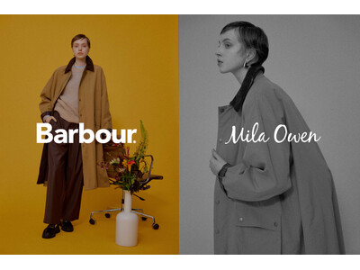 【Mila Owen】英国を代表するライフスタイルブランド・Barbour別注アイテムがこの秋、初登場！ノンワックス素材のコートが2型発売！＜9月6日（金）全国発売＞