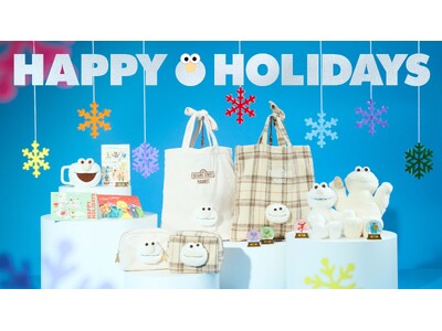 【セサミストリートマーケット】ホリデーコレクションのテーマは「HAPPY HOLIDAYS」ふわふわの雪のような柔らかな印象のラインアップ〈12月5日（木）〉