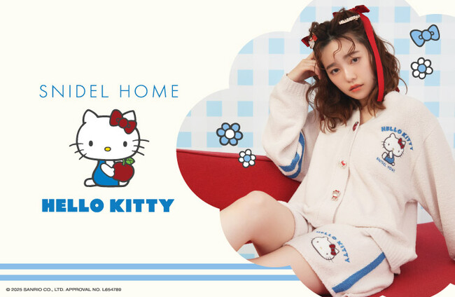 プレスリリース「〈スナイデル ホーム〉世界中で愛されている「ハローキティ」とブランド初のコラボレーションが実現！2月12日(水)よりオンラインにて先行発売」のイメージ画像