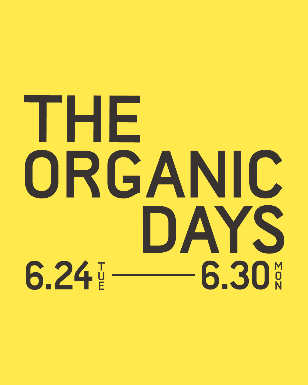 【コスメキッチン】大好評につき第3回目を開催！日本最大級*1のオーガニックの祭典THE ORGANIC DAYS（ザ オーガニックデイズ）がスタート〈6月24日（火）18:00～6月30日（月）*4〉