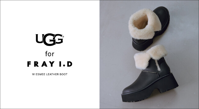 【FRAY I.D(フレイ アイディー)】UGG(アグ) W ESMEE LEATHER BOOTエクスクルーシブアイテムが登場！＜WEB先行予約開始中・9月18日(木)店頭発売開始＞