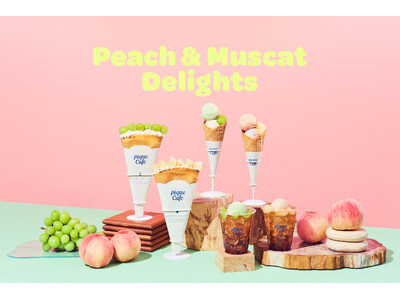 【gelato pique cafe(ジェラート ピケ カフェ)】“Peach & Muscat Del...