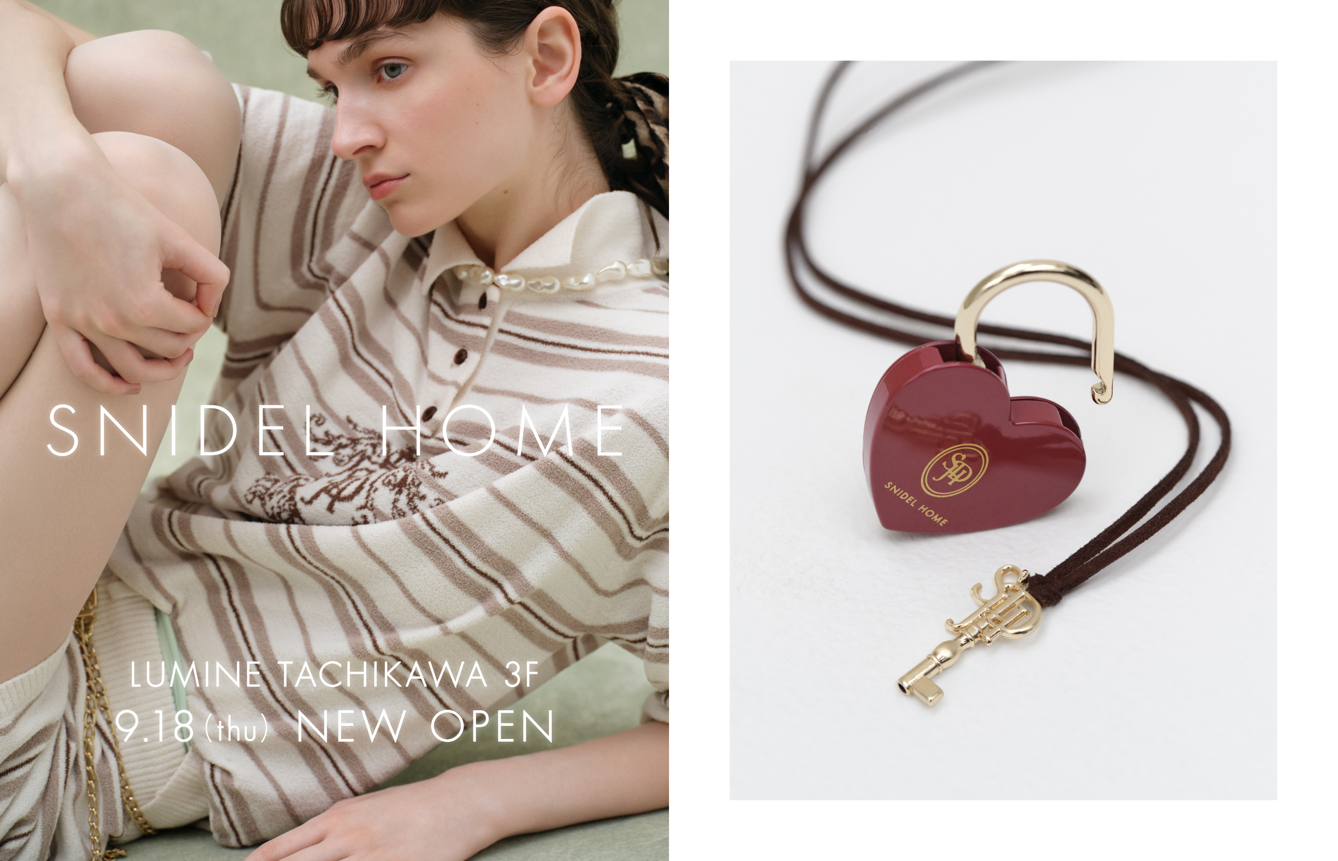 ＜SNIDEL HOME＞都内４店舗目となるルミネ立川店が９月18日(木)に新規オープン！