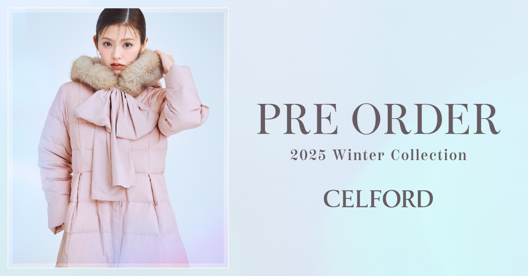 【CELFORD(セルフォード)】鈴木ゆうかが着こなす「Heritage, but reimagined」をテーマにした2025年冬コレクション！オンライン先行予約を10月15日(水)よりスタート