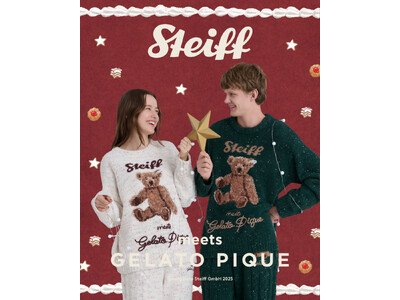【gelato pique (ジェラート ピケ)】ドイツの伝統的なぬいぐるみブランド「Steiff(シュタイフ)」とのコラボレーション第3弾！甘くあたたかな「お菓子の家」がテーマの新作ルームウェア