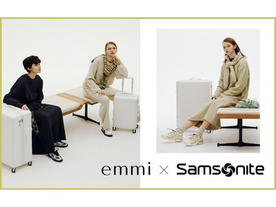 【emmi(エミ)】「Samsonite(サムソナイト)」との初コラボレーション！＜12月2日(火)オンライン先行予約開始＞