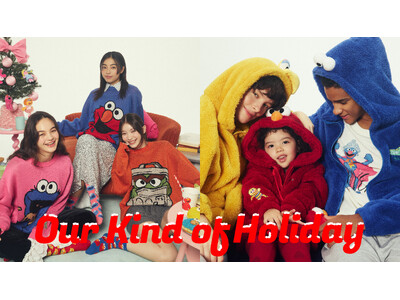 【セサミストリートマーケット】多彩な魅力で心躍るホリデーシーズンを華やかに彩る「Our Kind of Holiday」を公開！セサミストリートらしいハッピーなホリデーコレクション