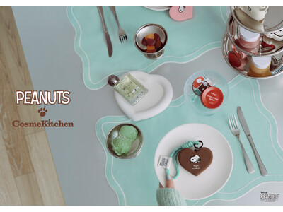 【Cosme Kitchen】愛らしいスヌーピーとコスメキッチンのオーガニックな心地よさが一つに！PEA...