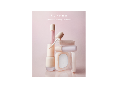 【to/one(トーン)】毛穴やくすみなど肌ノイズを光で補正する３つのベースメイクが登場！