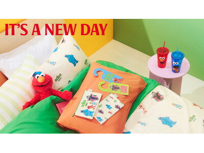 【セサミストリートマーケット】「IT’S A NEW DAY」新たな季節の始まりをセサミストリートの仲間たちと一緒に！ドキドキとワクワクが詰まった新生活を彩るコレクションが新登場〈2月12日(木)〉