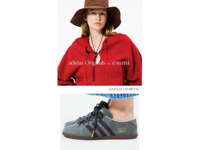 【emmi(エミ)】adidas Originalsとの別注「GAZELLE LO PRO W」を発売！...