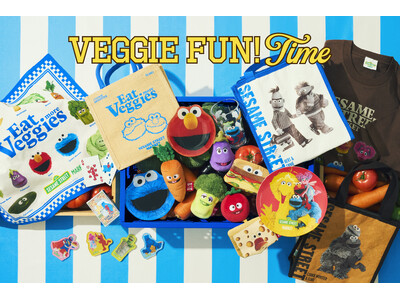 【セサミストリートマーケット】「VEGGIE FUN! Time」春の陽気なピクニックをセサミストリート...