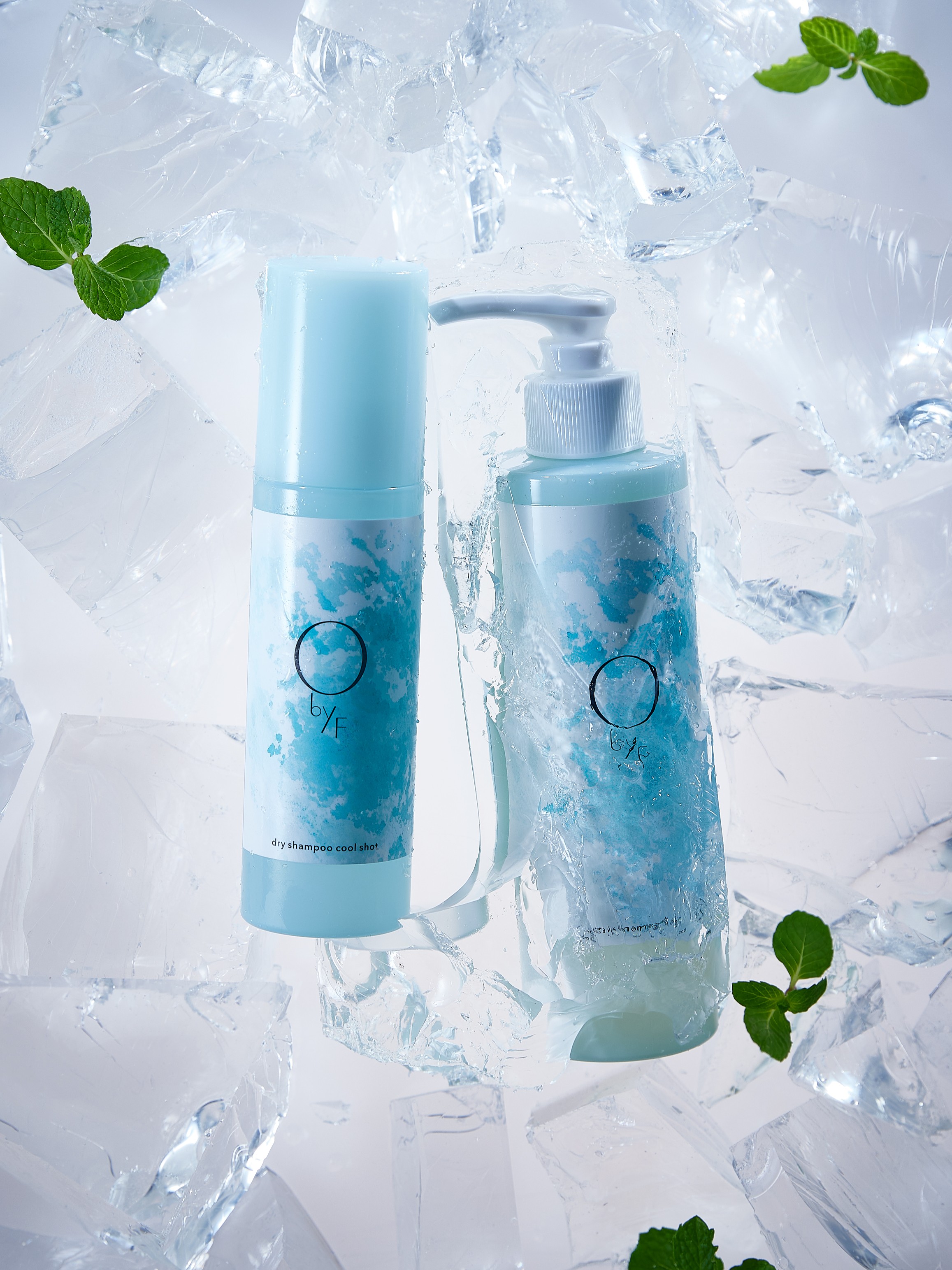 【O by F（オーバイエッフェ）】大好評につき復活発売！クールに、涼やかに。暑い日もサラ・ふわヘアで惹きつける冷感3in1シャンプー＆冷感ドライシャンプー＜4月10日(金)全国発売＞