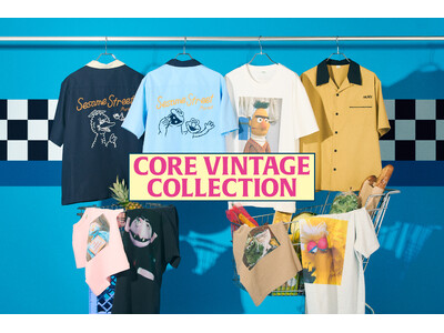 【セサミストリートマーケット】「CORE VINTAGE COLLECTION」初夏のお出かけにぴったり！アメリカンカジュアルなムードが魅力の新作アパレルアイテムが登場〈5月7日(木)〉