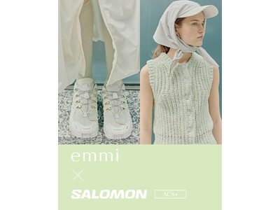 【emmi】Salomonのトレイルランニングを代表するモデルACS＋を別注＜5月14日(木)オンライン先行予約開始＞