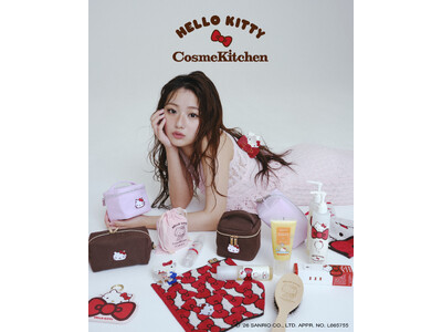 SNSで大人気のCosme Kitchen × ハローキティコラボレーションアイテムが本日より全国販売開始！予約完売した5品番の追加予約販売が決定！