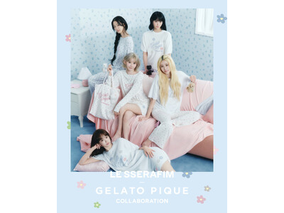 【gelato pique(ジェラート ピケ)】「LE SSERAFIM」とのコラボレーション第2弾！メンバーのアイデアや想いが詰まったフラワー柄ルームウェアや雑貨など特別なアイテムが発売！