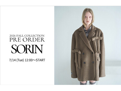 【SORIN(ソリン)】2026秋の最新コレクションを公開!WEB先行予約受付を7月14日(火)よりスタート!