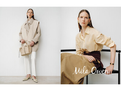 【Mila Owen】「THE PLAYFUL TRADITIONAL」をテーマにした2026年秋のコレクションカタログを公開！〈7月24日(金)〉