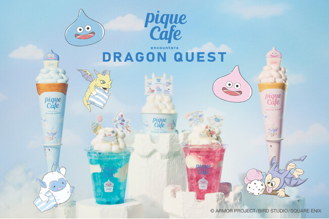 【PIQUE CAFE encounters DRAGON QUEST】40周年を迎えたドラゴンクエストとジェラート ピケ カフェが初コラボレーション！モンスターたちと楽しむひんやりスイーツ