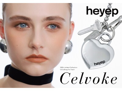 【Celvoke（セルヴォーク）】韓国と日本の感覚を融合させ自由な表現で展開するヘアアクセサリーブランド〈heyep〉との特別なホリデーコレクションが登場〈2026年10月15日全国発売〉