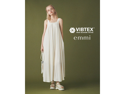 抗ウイルス素材×サステナブル素材の夏服「VIBTEX×emmi」 サマーコレクション発売