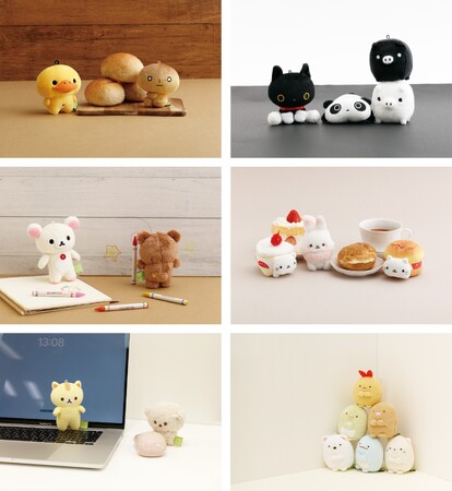 “サンエックスのようせいの魔法”によって、個性豊かな仲間たちが世界を越えて集まった新しいデザイン 「サンエックスユニバース」の新商品“ずっといっしょぬいぐるみ”が発売！