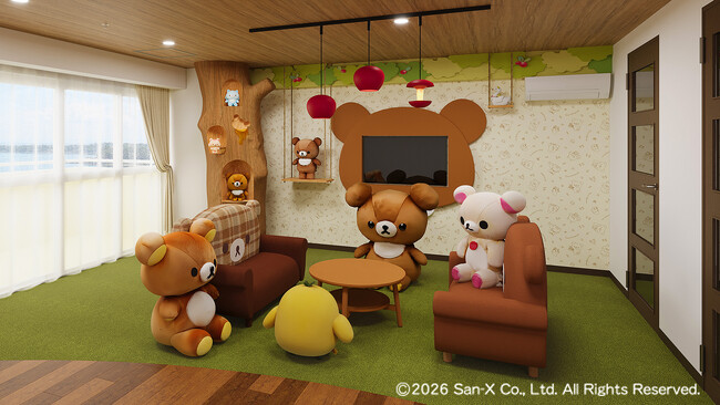 マホロバ・マインズ三浦 大好評のリラックマコラボルーム第４弾　今年10周年の「チャイロイコグマルーム」が4月17日（金）OPEN！