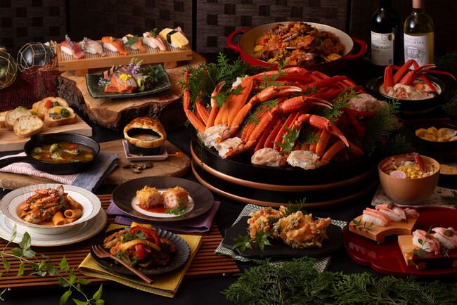 カニの季節到来！追加料金無し！大江戸 カニづくしバイキング～多種多様なカニ料理を食べ放題で贅沢なひと時を～