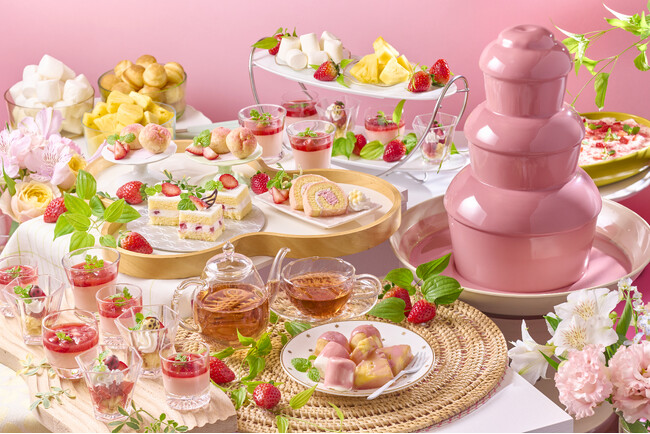 いちごスイーツ×食べ放題ビュッフェ春メニュースタート!鮮度抜群の豪華食材を食べつくす!大江戸三つ星バイキング