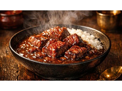 松永牧場銀座本店が「松永和牛カレー」の販売を開始。通常1,500円の一皿を期間限定500円で提供
